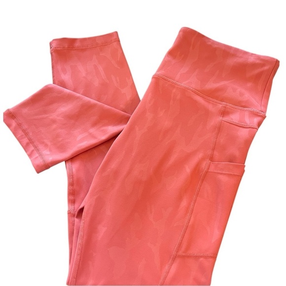 ZYIA ACTIVE CORAL LEGGINGS SZ 8-10 - Picture 6 of 8
